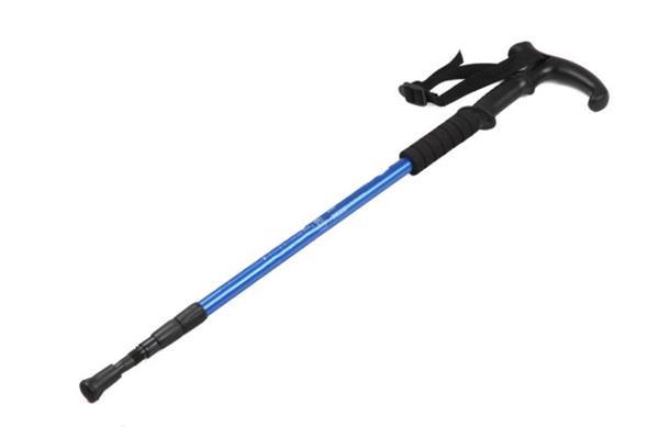 Grote foto 132cm retractable three outdoor trekking poles telescopic caravans en kamperen kampeertoebehoren