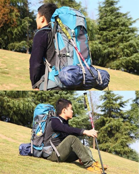 Grote foto 135cm adjustable portable height outdoor aluminum trekking p caravans en kamperen kampeertoebehoren