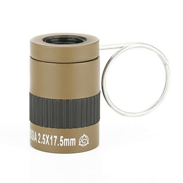 Grote foto 2.5x17.5mm mini pocket miniatuur telescope met finger buckle audio tv en foto algemeen