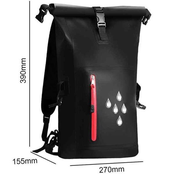 Grote foto 25l waterproof backpack waterproof bucket bag with reflectiv caravans en kamperen kampeertoebehoren