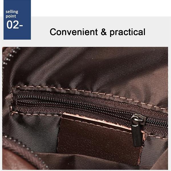 Grote foto 6029 multifunctionele fashion top grain leather messenger ba caravans en kamperen kampeertoebehoren