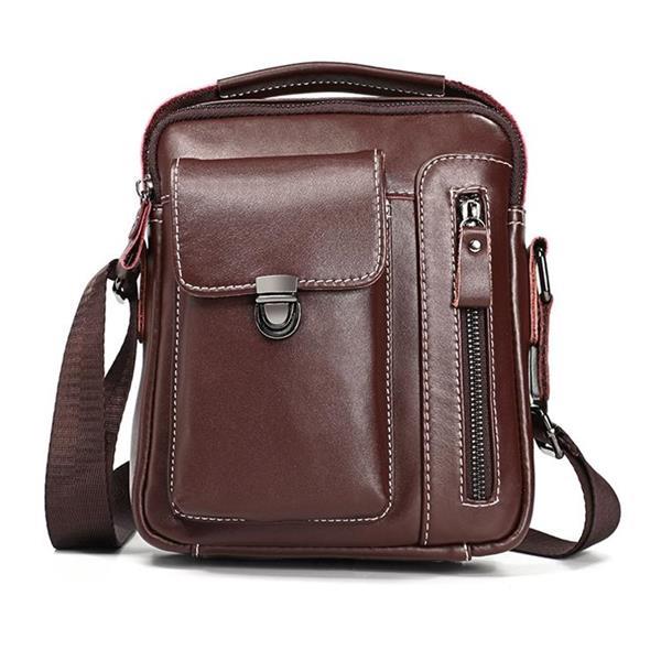 Grote foto 6029 multifunctionele fashion top grain leather messenger ba caravans en kamperen kampeertoebehoren