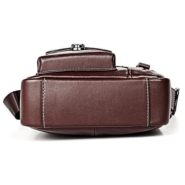 Grote foto 6029 multifunctionele fashion top grain leather messenger ba caravans en kamperen kampeertoebehoren