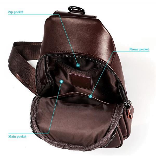 Grote foto 6027 men crossbody bag casual multi function shoulder waist caravans en kamperen kampeertoebehoren