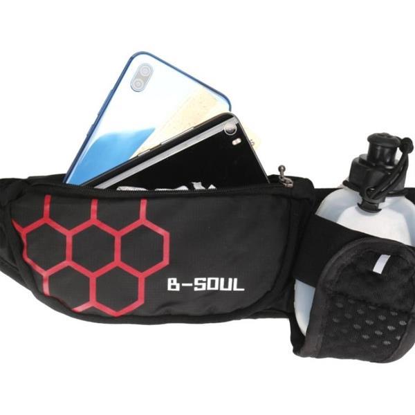 Grote foto b soul sports heuptas kettle bag outdoor fitness waterdichte caravans en kamperen kampeertoebehoren