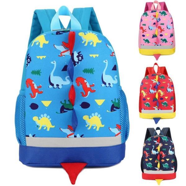 Grote foto backpack cute cartoon dinosaur school bags for children blue caravans en kamperen kampeertoebehoren