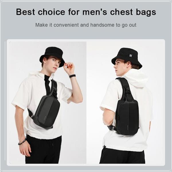 Grote foto bange men fashion men borst bag outdoor leisure messenger ba caravans en kamperen kampeertoebehoren