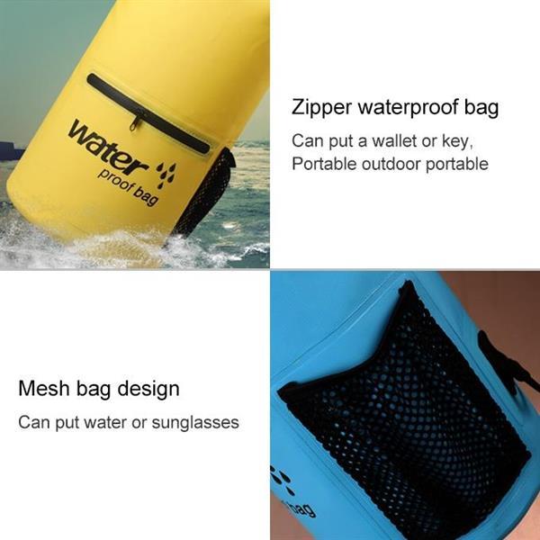 Grote foto buiten waterdichte dry dual schouderband bag dry sack pvc ba caravans en kamperen kampeertoebehoren