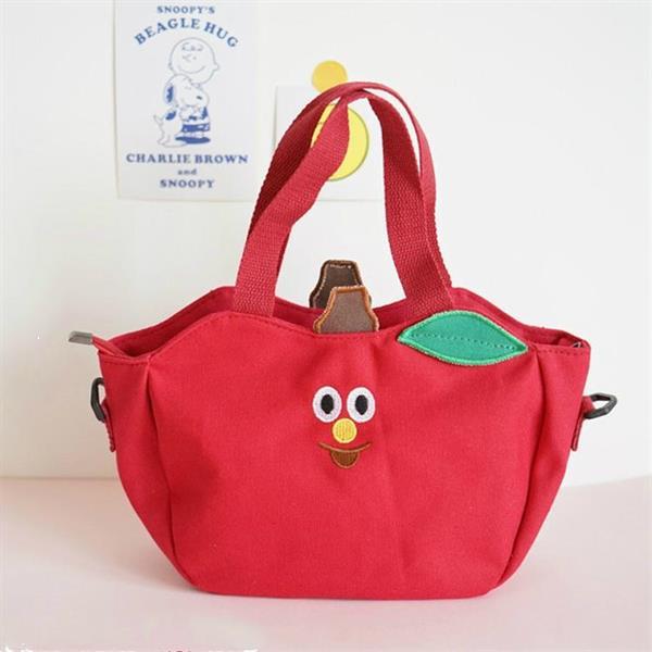 Grote foto cartoon shoulder tote bag fruit banana apple embroidered can caravans en kamperen kampeertoebehoren