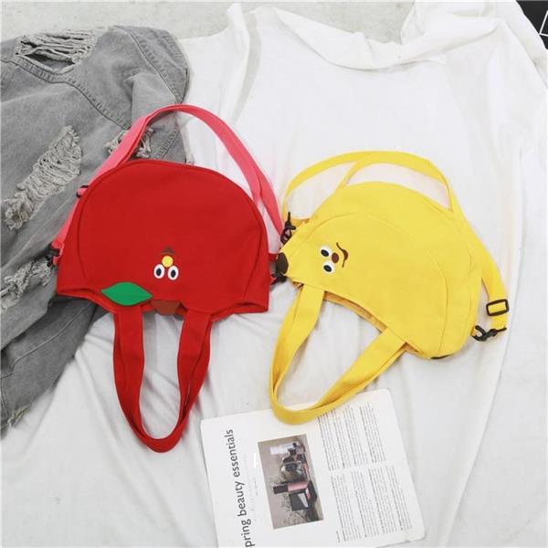 Grote foto cartoon shoulder tote bag fruit banana apple embroidered can caravans en kamperen kampeertoebehoren