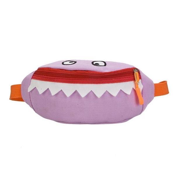 Grote foto children diagonal pocket mini pocket waist pack purple caravans en kamperen kampeertoebehoren