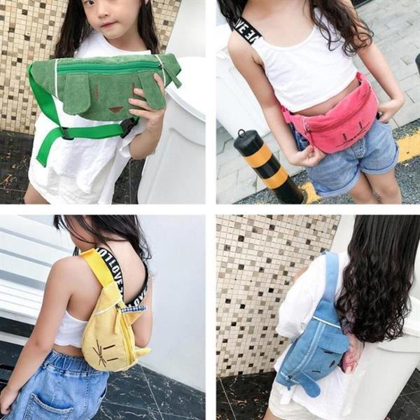 Grote foto cute cartoon canvas casual waist packs kids animal waist sho caravans en kamperen kampeertoebehoren