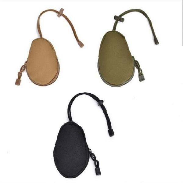 Grote foto mini outdoor hiking edc draagtas key coin purse army green caravans en kamperen kampeertoebehoren