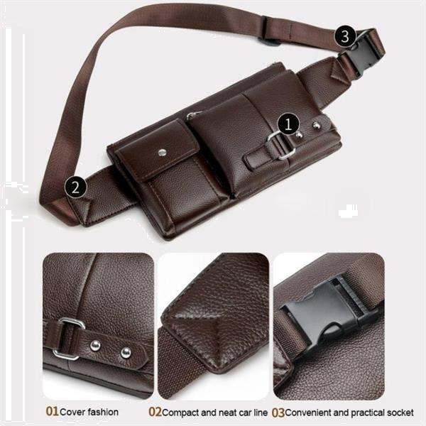 Grote foto niversele outdoor heren schouder messenger bags retro mannen caravans en kamperen kampeertoebehoren