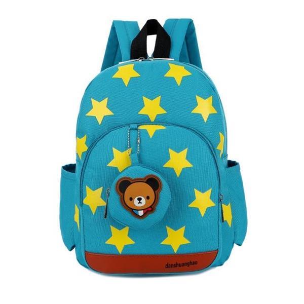 Grote foto nylon stars printing kindergarten children backpack schoolba caravans en kamperen kampeertoebehoren