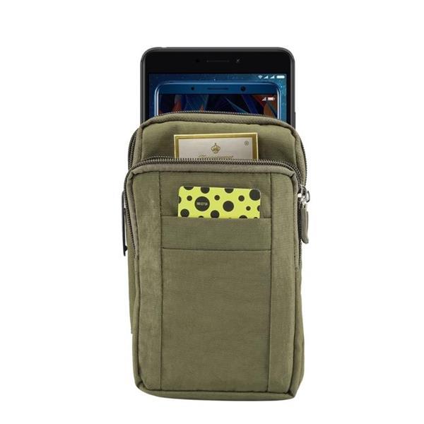 Grote foto outdoor phone draagtas pouch nylon crossbody schouder riem w caravans en kamperen kampeertoebehoren