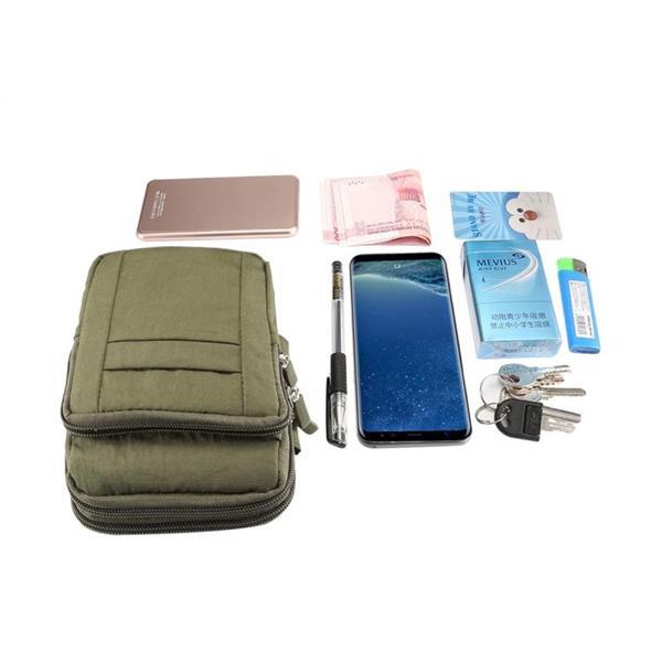 Grote foto outdoor phone draagtas pouch nylon crossbody schouder riem w caravans en kamperen kampeertoebehoren