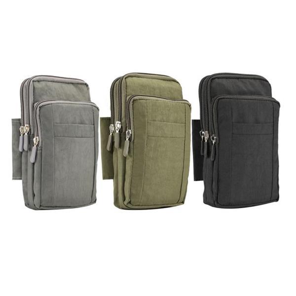 Grote foto outdoor phone draagtas pouch nylon crossbody schouder riem w caravans en kamperen kampeertoebehoren