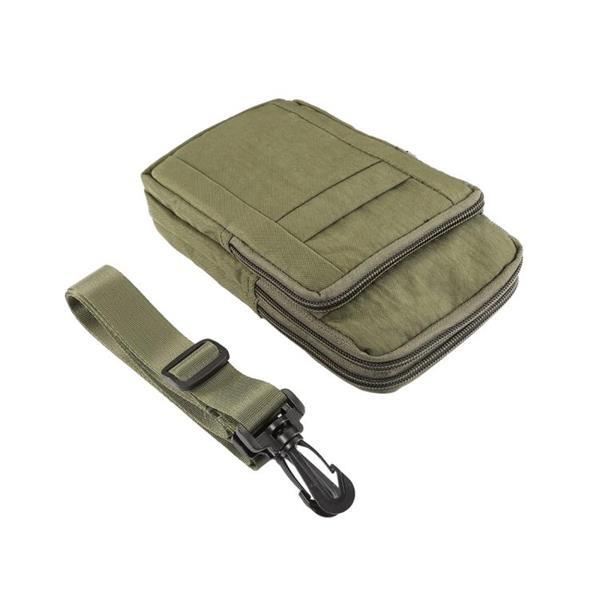 Grote foto outdoor phone draagtas pouch nylon crossbody schouder riem w caravans en kamperen kampeertoebehoren