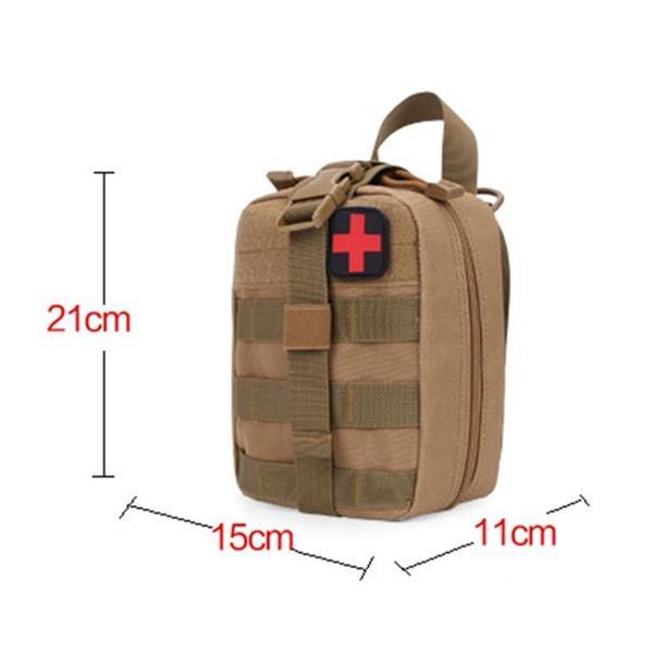 Grote foto outdoor travel portable first aid kit groen caravans en kamperen kampeertoebehoren