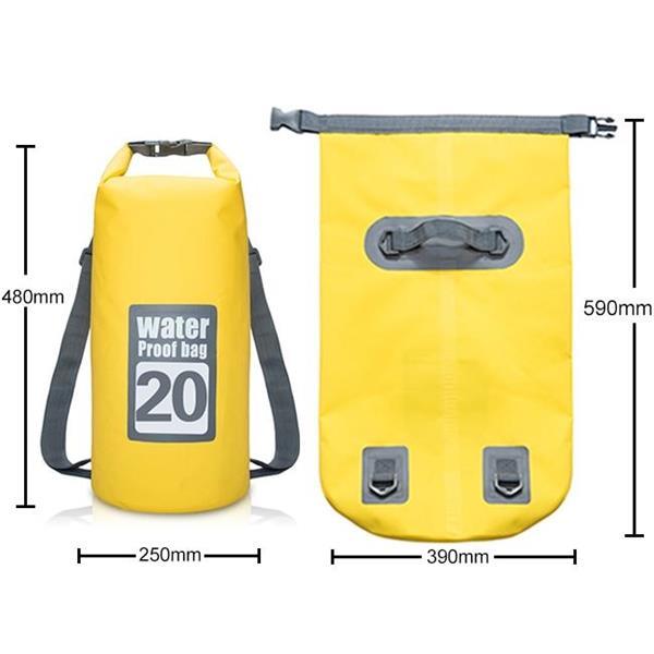 Grote foto outdoor waterproof dry dual shoulder strap bag dry sack cap caravans en kamperen kampeertoebehoren