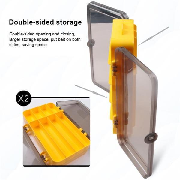 Grote foto portable outdoor lure box transparent plastic double sided s caravans en kamperen overige caravans en kamperen