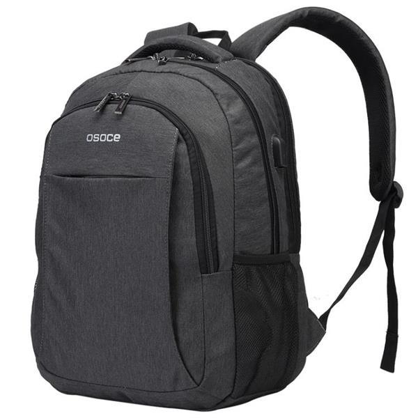 Grote foto s25 osoce business waterproof shoulder computer bag dark gr caravans en kamperen kampeertoebehoren