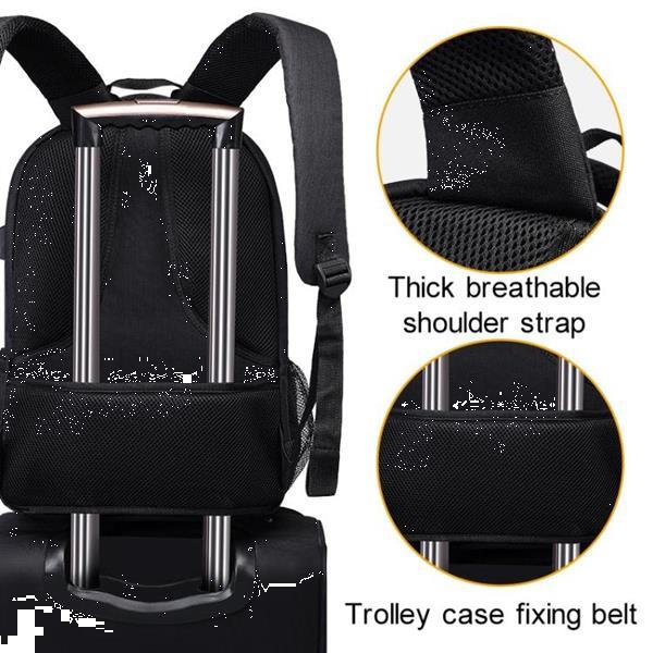 Grote foto s25 osoce business waterproof shoulder computer bag dark gr caravans en kamperen kampeertoebehoren