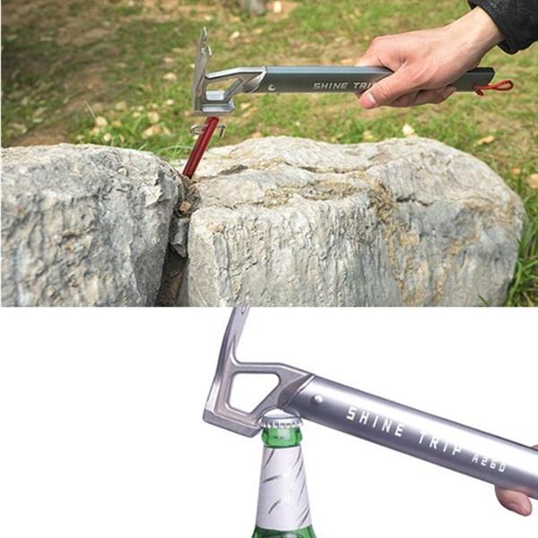 Grote foto shine a260 trip outdoor climbing hammer aluminum camping ten caravans en kamperen kampeertoebehoren