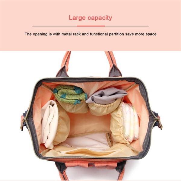 Grote foto stripe fashion multi function mom bag treasure mother go out caravans en kamperen kampeertoebehoren