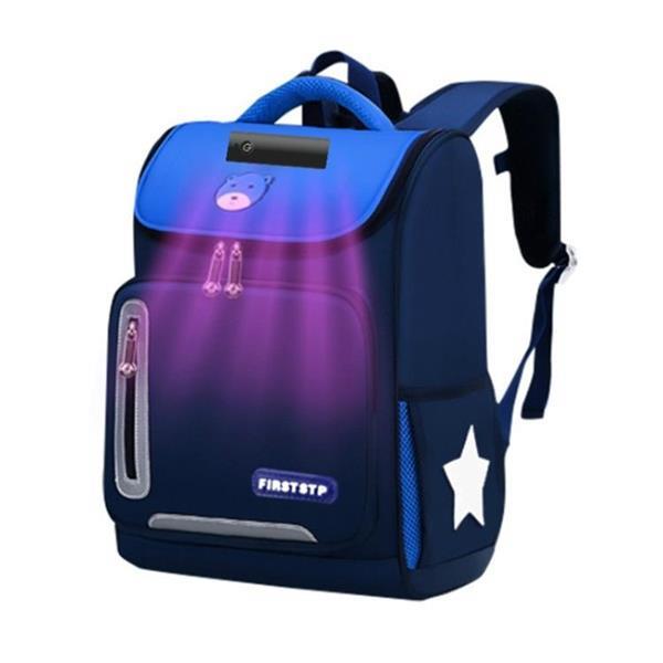 Grote foto travel backpack kinderen leren fashion school bag ultraviole caravans en kamperen kampeertoebehoren