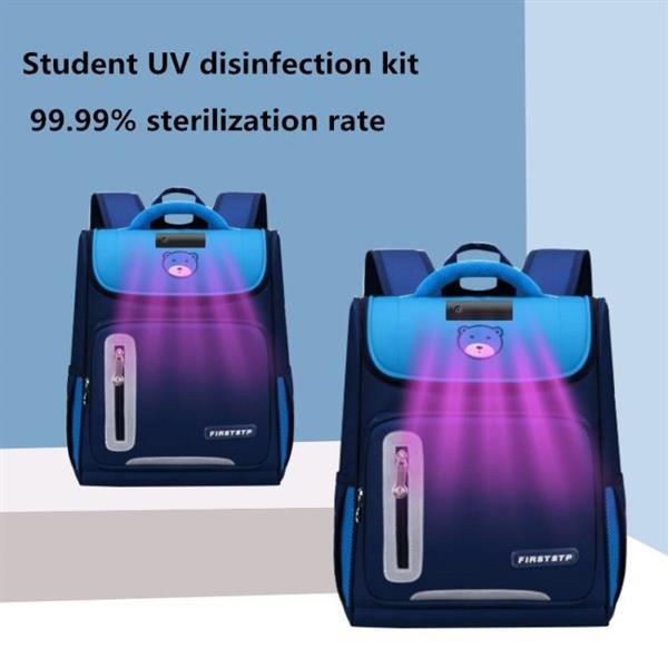 Grote foto travel backpack kinderen leren fashion school bag ultraviole caravans en kamperen kampeertoebehoren