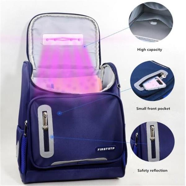 Grote foto travel backpack kinderen leren fashion school bag ultraviole caravans en kamperen kampeertoebehoren