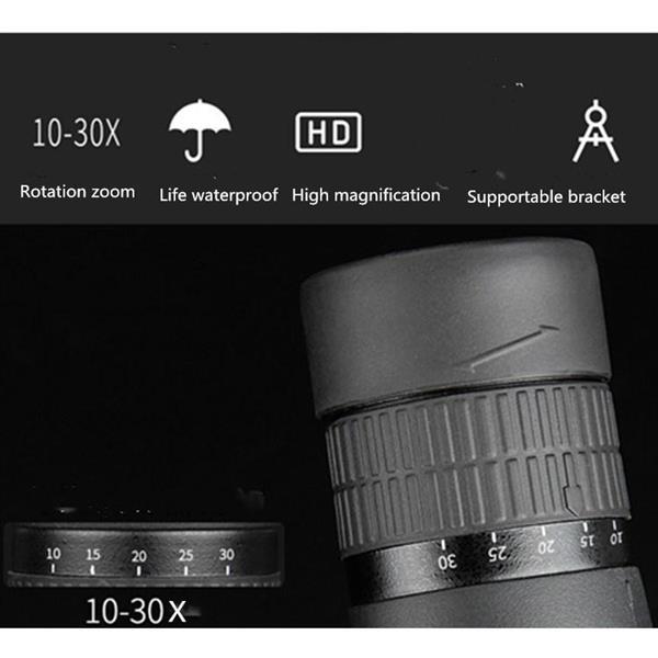 Grote foto tm2 10 30x50 continuous zoom single tube low light night vis audio tv en foto algemeen