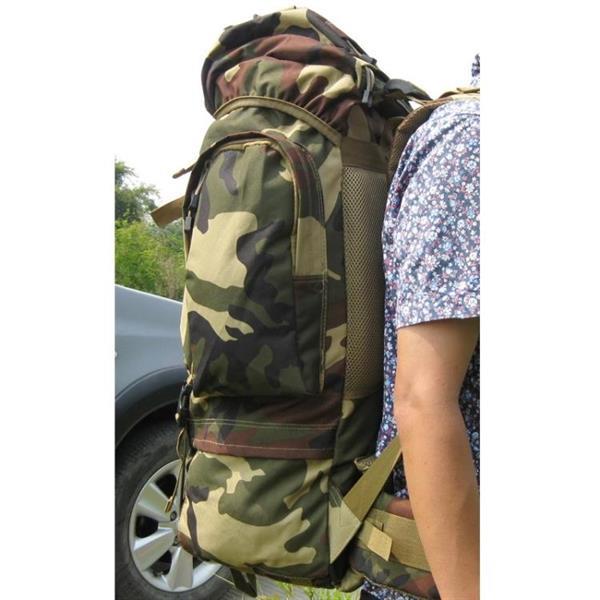 Grote foto unisex outdoor military backpack camping hiking rucksack caravans en kamperen kampeertoebehoren