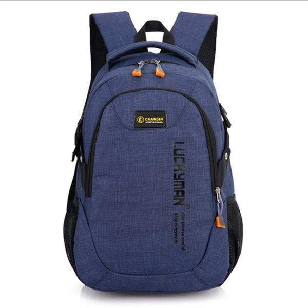 Grote foto unisex waterdichte polyester rugzak schooltas casual busines caravans en kamperen kampeertoebehoren