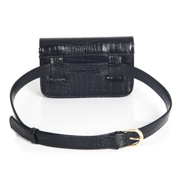 Grote foto vintage vrouwen alligator pu leather waist pack travel belt caravans en kamperen kampeertoebehoren