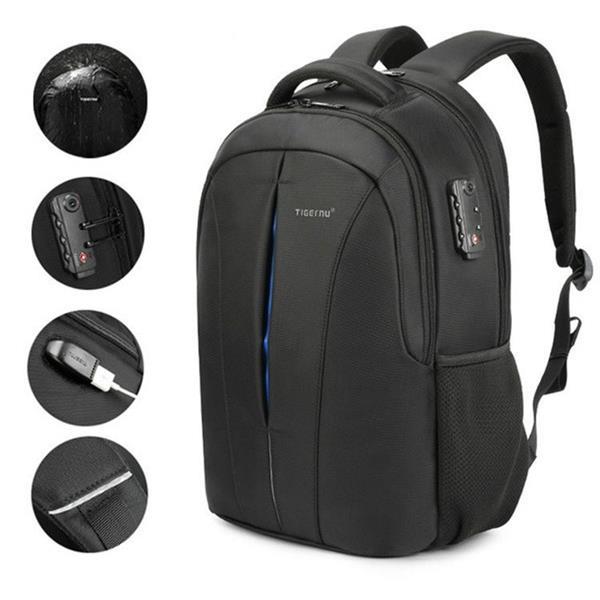 Grote foto waterdichte 15 6 inch laptop backpack anti diefstal business caravans en kamperen kampeertoebehoren