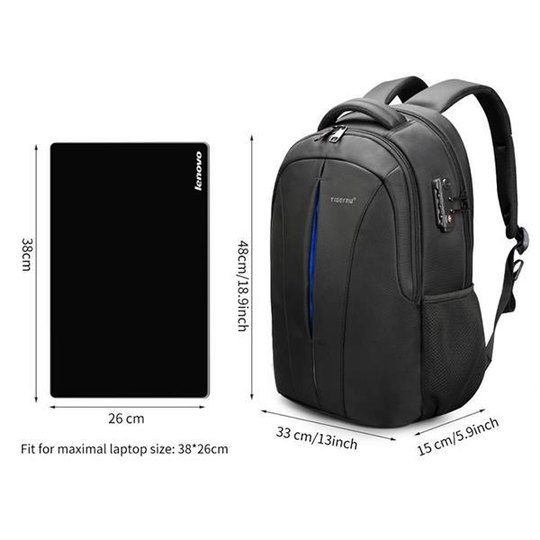 Grote foto waterdichte 15 6 inch laptop backpack anti diefstal business caravans en kamperen kampeertoebehoren