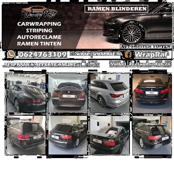 Grote foto auto ramen blinderen autoruiten tinten wrapraf auto diversen tuning en styling