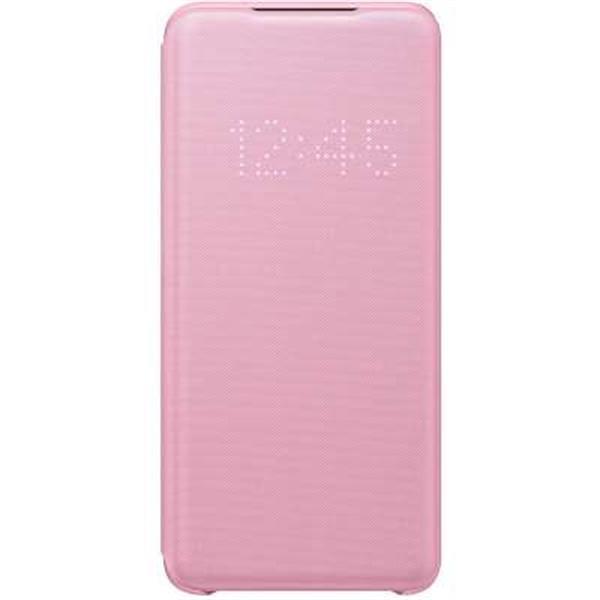 Grote foto samsung galaxy s20 led view cover roze telecommunicatie samsung