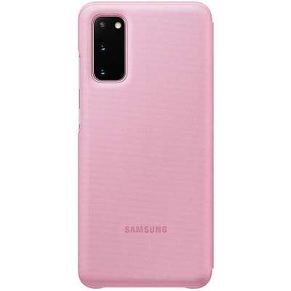 Grote foto samsung galaxy s20 led view cover roze telecommunicatie samsung