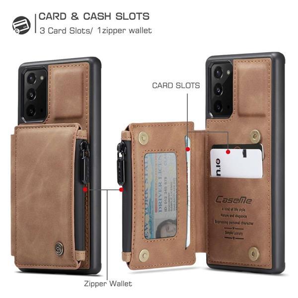 Grote foto caseme samsung galaxy note 20 back cover wallet hoesje bru telecommunicatie samsung