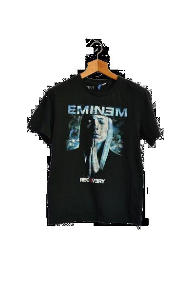 Grote foto vintage eminem recovery band tee s kleding heren t shirts