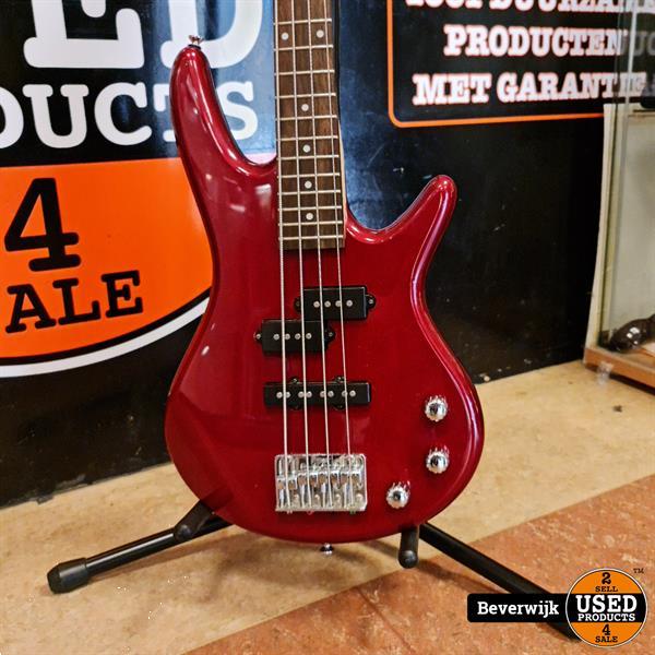 Grote foto ibanez soundgear mikro bas gitaar gsrm20 rood in nette sta muziek en instrumenten gitaren akoestisch