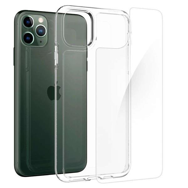 Grote foto apple iphone 11 pro max hoesje spigen quartz hybrid transp telecommunicatie apple iphone
