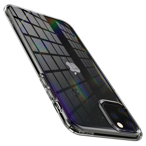 Grote foto apple iphone 11 pro spigen liquid crystal hoesje transparant telecommunicatie apple iphone