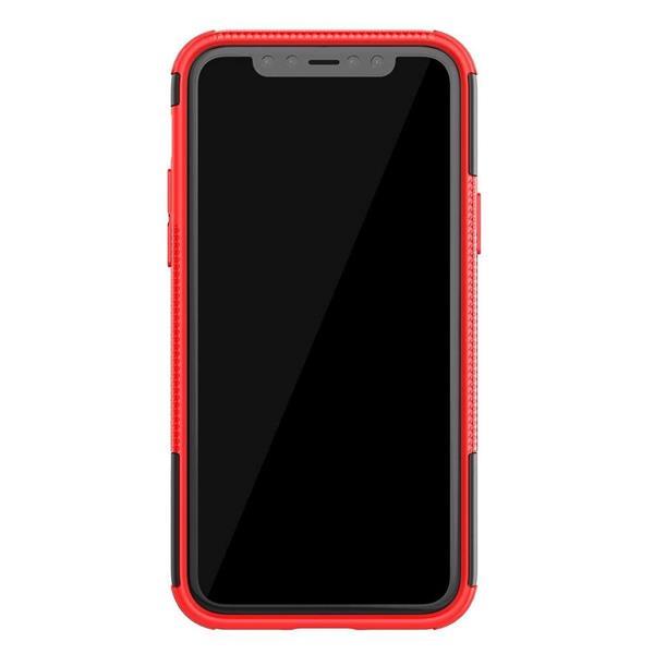 Grote foto apple iphone 11 pro rugged hybrid hoesje rood telecommunicatie apple iphone