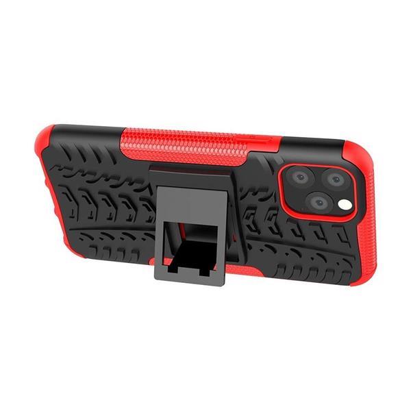 Grote foto apple iphone 11 pro rugged hybrid hoesje rood telecommunicatie apple iphone