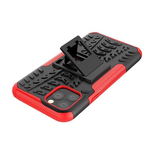 Grote foto apple iphone 11 pro rugged hybrid hoesje rood telecommunicatie apple iphone